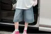 Conjunto de Camisa de Manga Larga con Protección Solar de Verano y Shorts de Mezclilla para Niñas 2026 Nuevo Elegante Conjunto de Dos Piezas para Niños Mayores