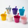 Gancho extraíble cubo de flores dispositivo de flores suculentas cubo colgante de hierro decoración maceta para el hogar cubo de gancho para flores artificiales