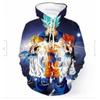 Sudadera de la Serie Dragon Ball Goku Cosplay Sudadera con Capucha de Anime Transfronteriza Sudeste Asiático Comercio Exterior Impresión Digital 3D