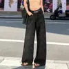Nuevos Pantalones Casuales de Pierna Ancha Ultrasuaves Estilo Retro para Mujer, Largos hasta el Suelo, Adelgazantes, Rectos, Pantalones Florales Coreanos para Mujer