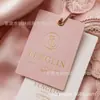 Fábrica certificada pelo FSC em Dongguan, etiquetas personalizadas com gravação em ouro, etiquetas para lingerie, etiquetas para roupas infantis, impressão de etiquetas de papel