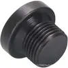 Tampão de Superfície com Flange Hexagonal Interno de Aço Carbono com Rosca Métrica M14/18/22 para Óleo com Borda Tampão de Tubo Tampão de Passagem de Parede Tampão de Óleo com Rosca