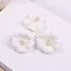 Flor Artificial com Miolo de Cinco Pétalas, Cabeça de Flor para Decoração de Casamento e Casa, Headwear DIY Feito à Mão, Acessórios de Cabelo, Flor para Decoração de Roupas