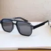 Gafas de sol polarizadas retro de doble puente con montura cuadrada grande estilo europeo y americano para hombre, gama alta, protección UV, adelgazantes, gafas de sol con montura de acetato para mujer