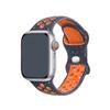 Nuevo para Apple iwatch9 8 7 ultra2 doble combinación de colores correa deportiva original de silicona hebilla de 8