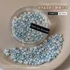 Decorações de Unhas com Pérolas de Alta Qualidade, Pérolas Coloridas Misturadas no Tamanho de Macaron, Pérolas Redondas Completas, Decorações de Unhas Estilo Ins