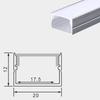 Lámpara lineal con ranura de aluminio y tira LED de 20 pulgadas de ancho, carcasa de barra de luz rígida de aluminio, perfil de aluminio para lámpara lineal con ranura de aleación de aluminio.