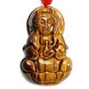 Atacado do Fabricante Pingente de Bolsa de Dinheiro Pedra Olho de Tigre Dourado, Pingente de Pedra Olho de Tigre Jade Conteúdo e Felicidade, Fivela da Paz