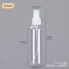 Em Estoque 30/50/100ml Frasco Spray Transparente Névoa Fina Frasco Spray Lateral Dispensador de Líquido Desinfetante de Álcool Frasco Spray Pequeno