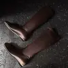 ¡La fábrica está fabricando el producto! Zapatos Botín de Punta Redonda, que Aumentan la Altura, Versátiles, Minimalistas, de Satén de Seda, Elásticos, de Corte Delgado, que te Hacen Ver Más Delgado