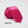 Gravata Graffiti Branca em Estoque Novo Estilo Coreano Estreita 5cm Cor Pura Casual Grupo Profissional Fabricante de Gravatas Atacado