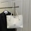 Bolsa Tote Bordada de Mariposa Casual para Desplazamiento de Gran Capacidad para Mujer 2025 Nueva Moda de Un Hombro, de Mano, Cruzada para Mujer