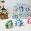 Comercio Exterior Peluche Zorro de Nueve Colas Amuleto Caja Sorpresa Figura Decoración de Escritorio de Moda Muñeca de Resina Venta al por Mayor