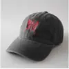 Gorra de béisbol de ala corta, suave, lavada, bordado exquisito de mariposa, unisex, moderna, de nicho, versátil, gorra de pico de pato de moda