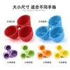 Pegada de caneta de três dedos para alunos do ensino fundamental, posicionamento dos dedos e correção da postura, escrita com pegada natural da caneta, manga elástica para caneta