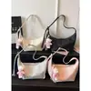 Bolso de moda para ir al trabajo para mujer, Primavera 2026, Bolso de hombro casual, Bolso cruzado tipo 'dumpling' de color sólido de gran capacidad