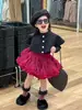 Colección Primavera 2026 Nuevo Estilo Coreano para Niñas Top de Punto tipo Capa Francesa Moda para Bebés Prendas de Punto Suéter