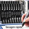 Marcador à base de óleo preto à prova d'água à prova de óleo não desbotamento local especial cabeça grande caneta marcador grosso tinta de óleo de secagem rápida