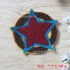 Novos Estilos de Patches Bordados em Toalha Costurados à Mão Sem Adesivo Patches de Tecido Cartoon Alfanuméricos Gancho Decorativo Patches Frios