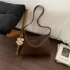 Bolso Cruzado Simple Nuevo 2026 para Mujer, Bolso Tipo Dumpling Versátil de Cuero Suave, Bolso de Hombro, Bolso de Moda para Viajar con Diseño Único