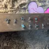 Pendientes Divertidos para Niños con Llave Secreta Lindos Divertidos Tridimensionales Creativos de Pedrería Combinan con Todo Pendiente de Cartílago Pendiente de Oreja Pendientes Pequeños y Delicados para Mujer