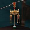 Ayeryuan Estilo Chino Nuevo Elemento de Moda Nacional Diseño Retro Accesorios Broche Vestido Antiguo Cheongsam Vestido Han Borla Presionando Mente Generosa