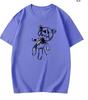 Camiseta Básica Estampada de Manga Corta de Algodón para Hombre y Mujer, Talla Grande, Holgada, Camiseta Interior Juvenil de Media Manga para Hombre