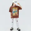 Ropa de Calle Hip-Hop Marca de Moda Ropa para Niños Verano Holgada Pasarela Traje Ropa para la Actuación de Tambores Hiphop para Niños Hombres