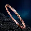 Pulseira de Aço Inoxidável Não Desbota Padrão Diamante Titânio Aço Versão Estreita Europeia e Americana Cravejada com Diamantes Minimalista Moda Pulseira