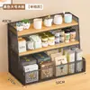 Prateleira de armazenamento universal para mesa de trabalho, armário de armazenamento para mesa de jantar, caixa de armazenamento para copos sobre a mesa, organizador de lanches multicamadas