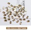 Nova broca de unhas de champanhe Venda por atacado vidro em forma de diamante plano especial Internet celebridade pequeno amor diamante gota de água decorações de unhas