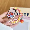 Cable de Teléfono de Color Dopamina Correa Elástica Adecuado para Apple Watch Iwatch Generación 12 11/10 Ultra
