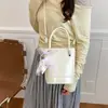 Bolso cubo texturizado de nicho transfronterizo 2026 nuevo de moda moderno versátil bolso de hombro bandolera bolso de hombro casual