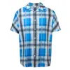 Camisa de Vacaciones para Hombre en Hawái Impresión 3D Moda Casual Europea y Americana de Manga Corta Cardigan Lel