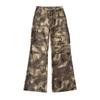 Outono europeu e americano novo estilo coreano menina quente sexy cintura alta bolso grande calças soltas casuais camuflagem macacão