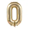 [Empaquetado Individualmente] Globos de Número Platino Dorado Claro de 40 pulgadas Fiesta de Cumpleaños Infantil Festival Decoración de Globos de Cumpleaños