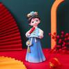 Otoño e Invierno Nuevo Traje Antiguo Hanfu Prosperidad Fanghua Adornos de Muñecas Hechos a Mano para Novias Decoración de Escritorio Pequeños Regalos