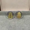 Shenzhen Shuibei Mismo Estilo Oro Puro 999 Tesoro de la Fortuna Aleación Gato de la Suerte Adhesivo Dorado para Teléfono Móvil para Atraer Riqueza Tienda de Oro