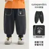 Pantalones de Felpa Kaka Panda para Niños Ropa de Invierno para Niños Pantalones Largos Cálidos de Invierno para Bebé Pantalones Deportivos para Niñas Pantalones para Niños Pequeños