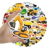50 adesivos de carro de desenho animado para Diário decorativos para mala capa de celular caderno à prova d'água adesivos infantis atacado