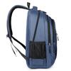 Mochila Escolar para Adolescentes Estudiante de Secundaria Varón Aspecto Moderno Gran Capacidad Mochila de Viaje Tira Reflectante Mochila Negra Negocios