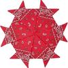 Bandana Lenço de Cabeça Estampado de Algodão Ciclismo Multifuncional Paisley Ecológico Lenço Quadrado Faixa de Cabeça Multicolorido