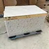 Mesa Rectangular Individual de Pizarra de Lujo Ligero, Espesor de Aleación de Titanio y Aluminio, Bordes Envolventes, Patrón de Mármol, Impermeable, Cubierta de Mesa de Acero Inoxidable para Comedor