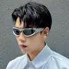 Óculos de sol estilo "hot girl" europeus e americanos inspirados em moda tech, estilo festa e balada, populares online, para ensaios fotográficos e proteção solar ao ar livre