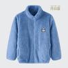 Abrigo polar de algodón para niños, otoño e invierno, nuevo abrigo polar coral para niños y niñas, ropa cálida, bonito abrigo para bebés