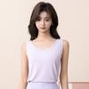 2024 Nuevo Verano Estilo Coreano Slim Estilo Corto Slim Sexy Temperamento Cuello Redondo Camisola de Color Sólido para Mujer Venta al por Mayor