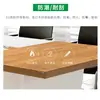 Mesa de conferência, mesa longa, mesa longa minimalista moderna, sensação de luxo leve e de alta qualidade, conjunto de mesa e cadeira para sala de conferências, recepção e escritório