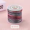 No. 72 Hilo de Cuerda de Jade y Hilo de Jade para Tejer, Pulsera de Cuerda Trenzada Hecha a Mano para DIY, Hilo de Cuerda Trenzada de Tienda de Oro, Venta Directa del Fabricante