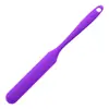 Estoque de Fábrica Atacado Espátula Longa Integrada de Silicone Raspador para Misturar Massa de Bolo Manteiga Ferramenta de Confeitaria Raspador de Silicone
