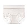 Calcinhas de Renda com Tela para Mulheres, Verão Sexy Puro Desejo Forro de Seda Amora Cintura Média Alta Elasticidade Jacquard Seda Gelada